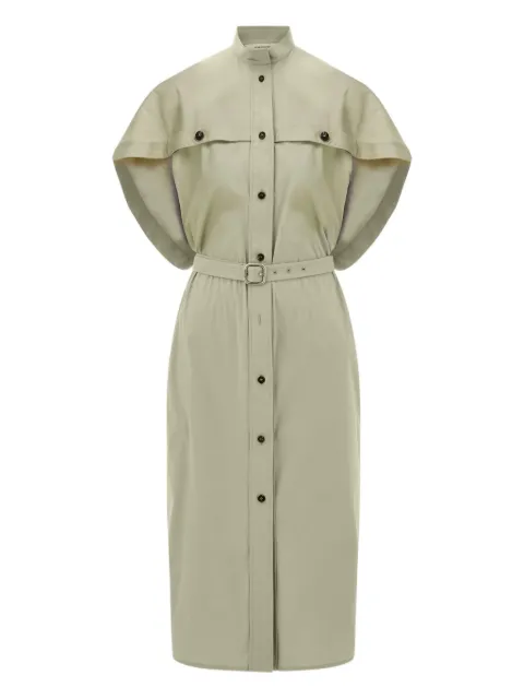 Ferragamo belted shirt dress Green 790743
