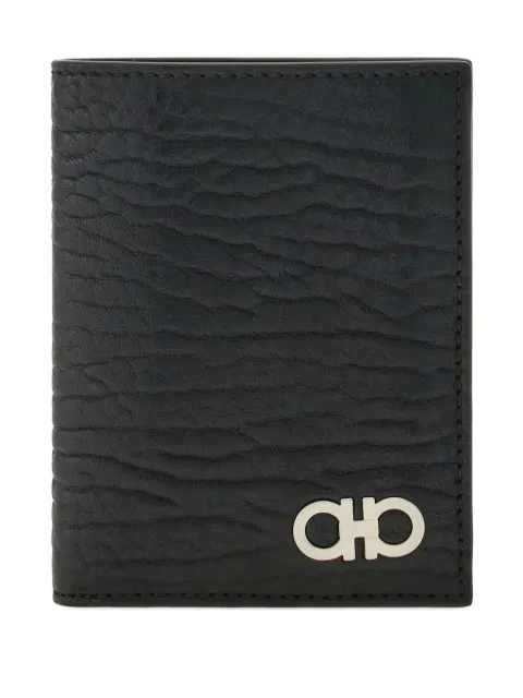 Ferragamo Gancini credit card holder Black 788728