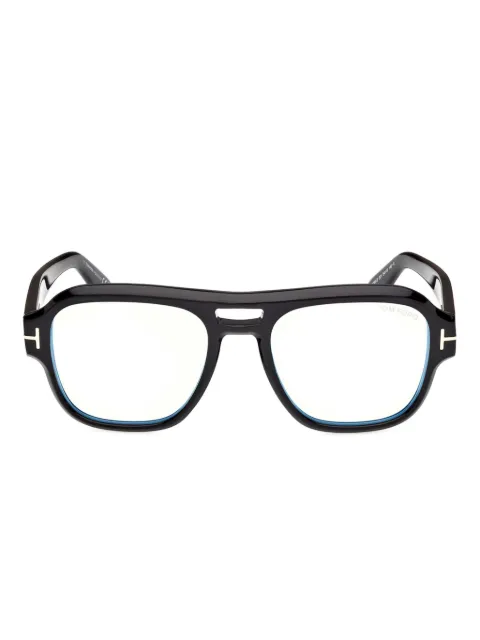 TOM FORD Eyewear Navigator pilot-frame glasses Black FT6085B001