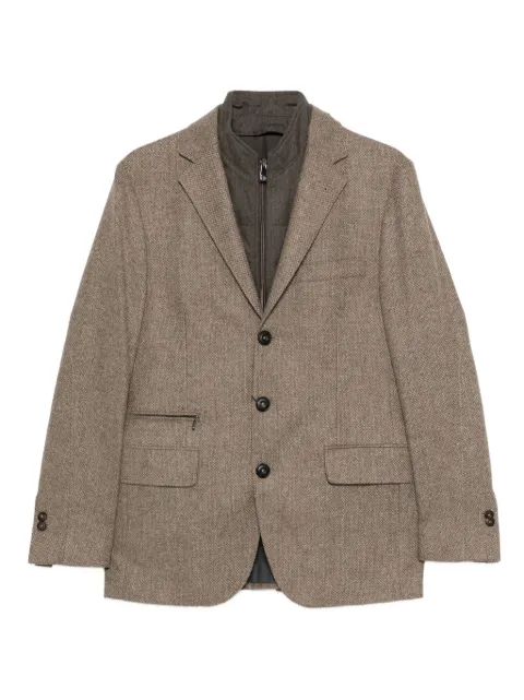 Corneliani single-breasted jacket Neutrals 2665572618385
