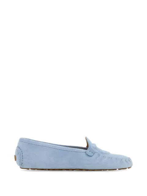 Ferragamo Gancini detail driver loafers Blue 790613