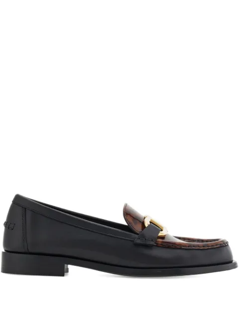 Ferragamo moccasins with Gancini ornament Black 790876