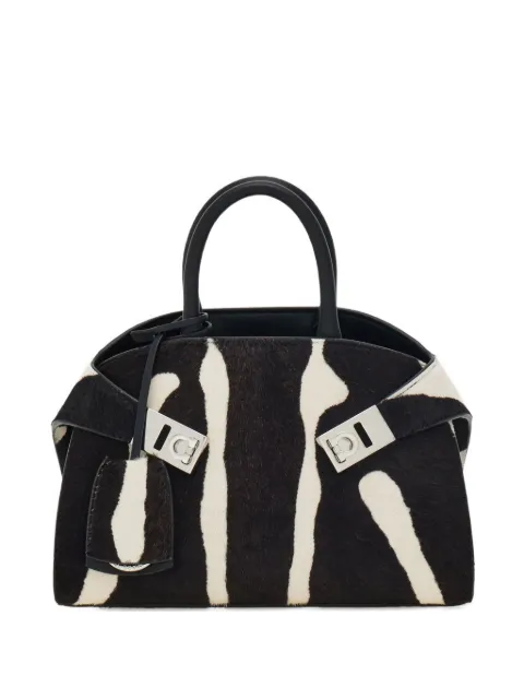 Ferragamo Hug handbag bicolor XS Black 789606