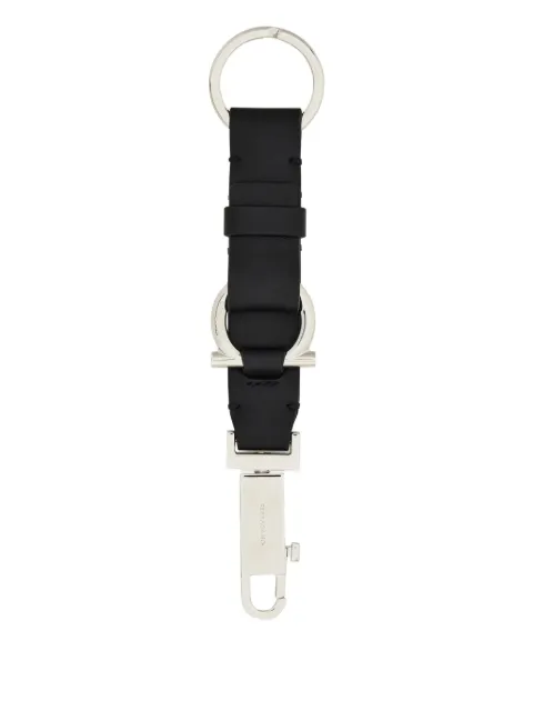 Ferragamo Gancini key ring Black 791141