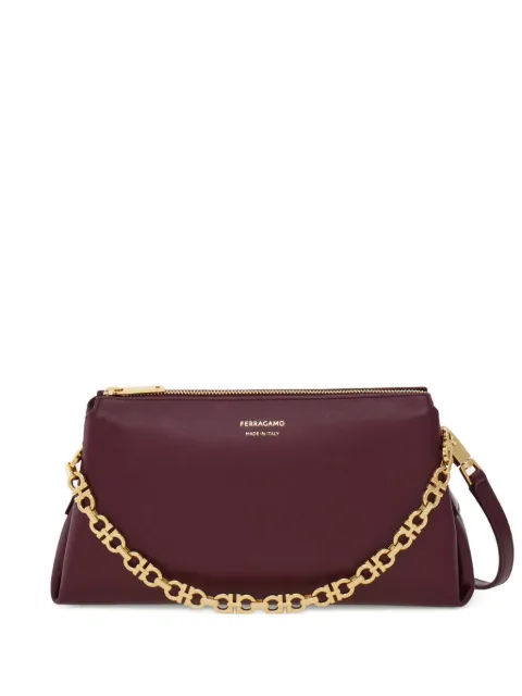 Ferragamo Gancini chain mini bag Red 790051
