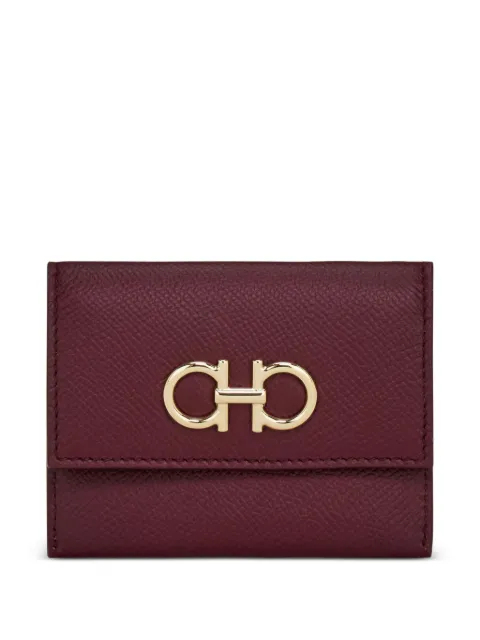 Ferragamo Gancini credit card holder Red 789868