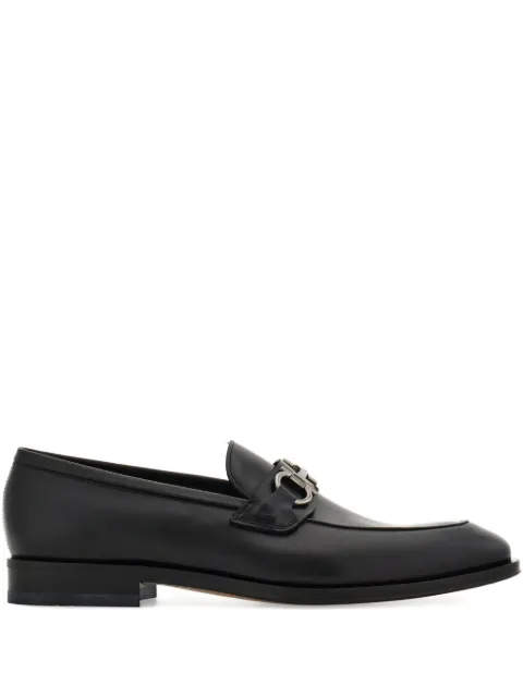 Ferragamo loafers with Gancini buckle Black 789440