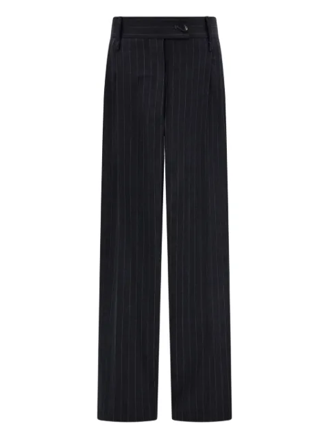 Ferragamo pinstripe pleated trousers Grey 791685