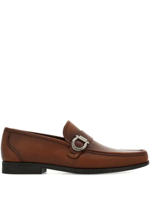 Ferragamo loafers with Gancini detail Brown 791767