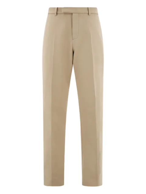 Ferragamo cotton blend chinos trousers Neutrals 790241