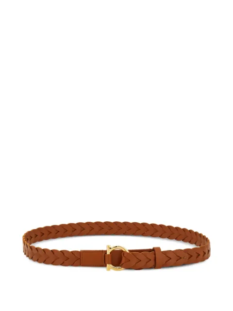 Ferragamo Gancini fixed belt Brown 790119