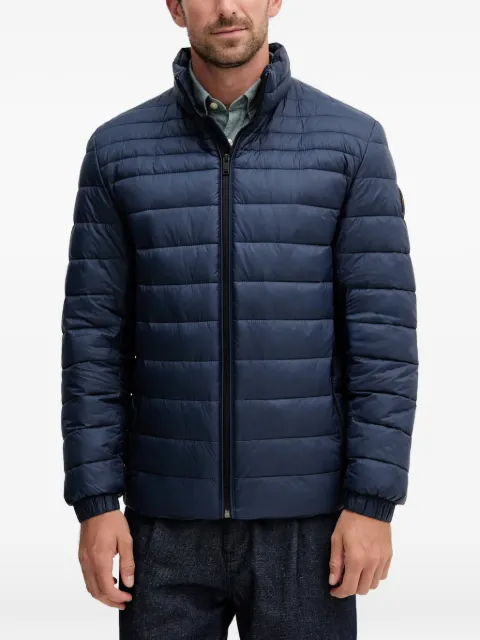 BOSS quilted patch padded jacket Blue 50549252