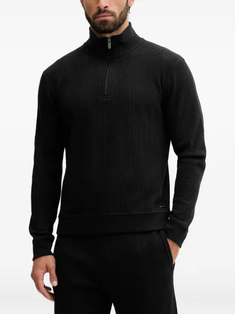 BOSS half-zip sweater Black 50545597