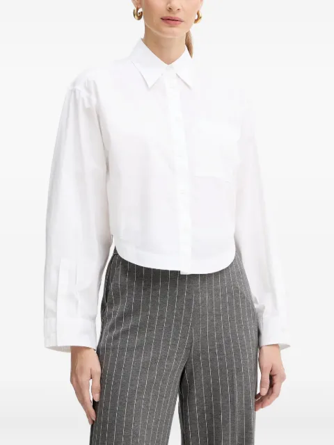 BOSS pocket long-sleeve shirt White 50548402