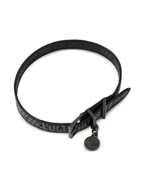 Zadig&Voltaire Sunny tag leather bracelet Black OWJW01761