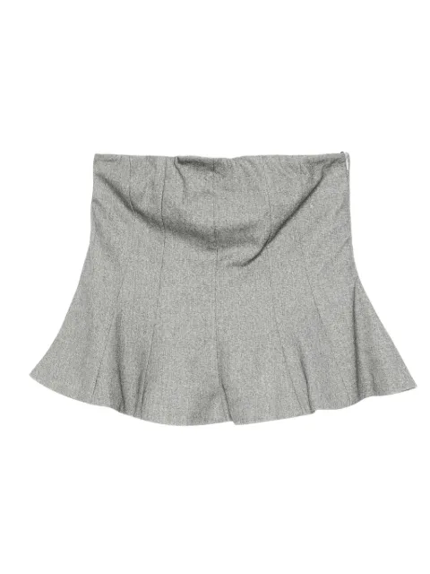 RAME flared strapless top Grey MFTOP01TPO0569