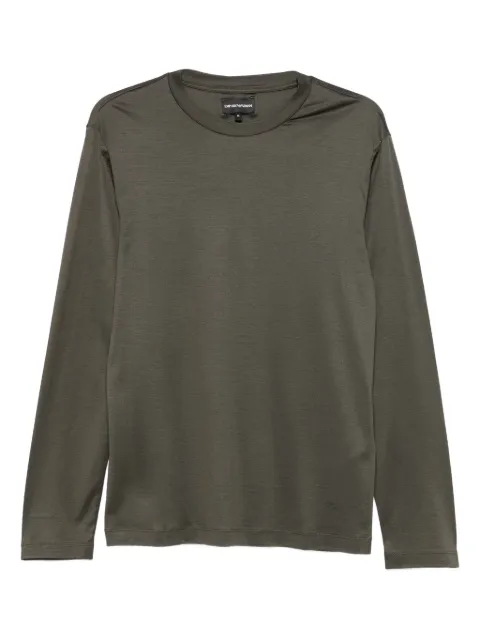 Emporio Armani long-sleeved T-shirt Green 8N1TE91JUVZ
