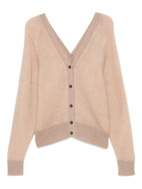 RAME mohair wool-blend cardigan Neutrals MFMAG05FIL0119