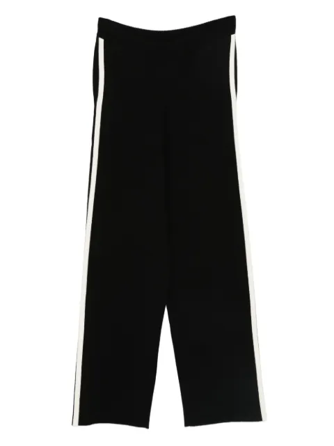 Aya Muse striped track pants Black AMPF2595