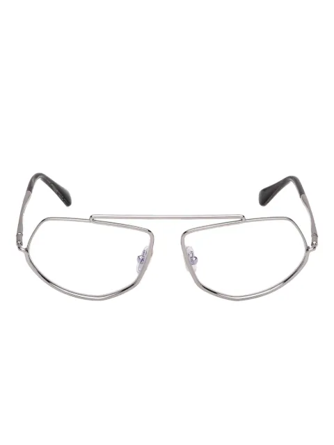 Max Mara geometric-frame glasses Silver MM5202B014