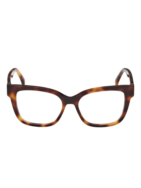 Max Mara tortoiseshell square-frames glasses Brown MM5206