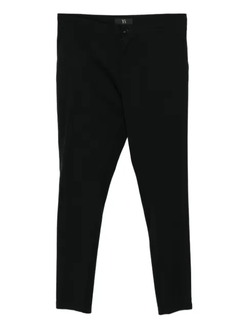 Y's straight-leg trousers Black YLP05101