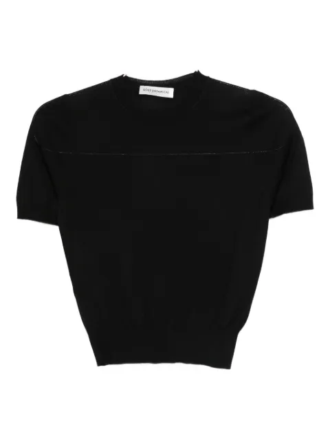 GOES BOTANICAL short-sleeve sweater Black D230