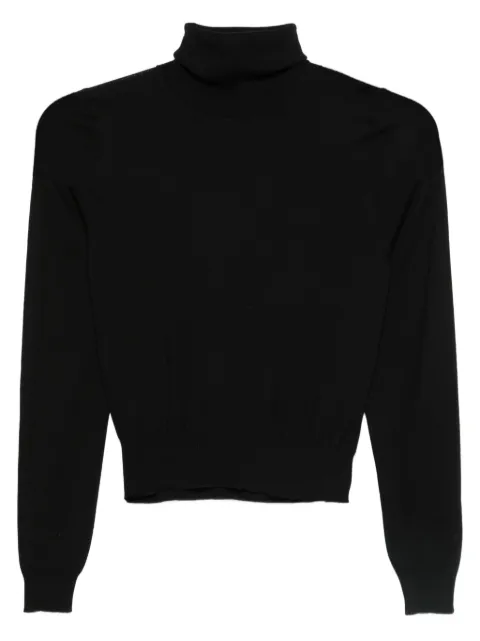 GOES BOTANICAL roll-neck sweater Black D233