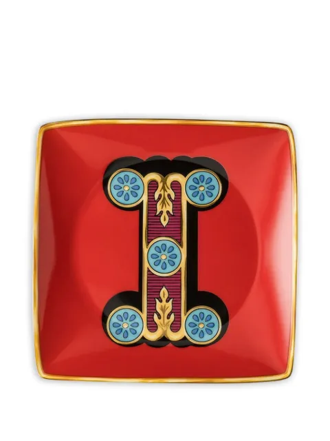 Versace Holiday Alphabet plate Red 181194040368915253