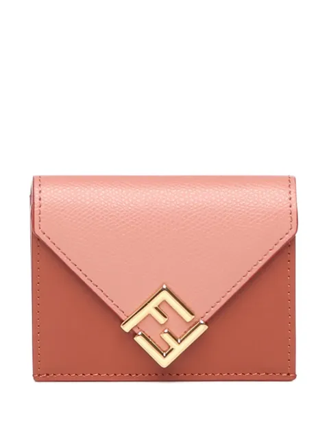 FENDI logo-plaque wallet Pink 8M0480ALV4
