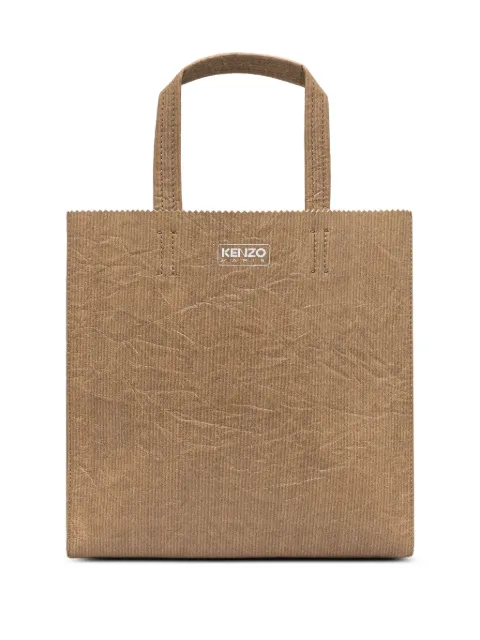 Kenzo small leather tote bag Neutrals FF62SA110L06