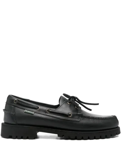 Sebago leather boat shoes Black 7001HU0
