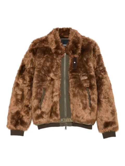 Andersson Bell faux-fur bomber jacket Brown AWA710U