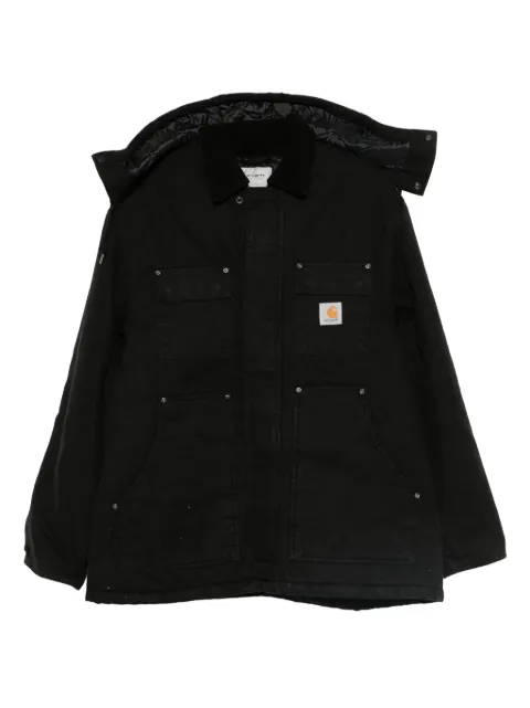 Carhartt WIP hooded cotton jacket Black I035616
