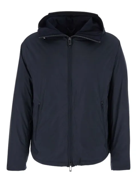 Emporio Armani hooded zip-front jacket Blue EM003042AF18503
