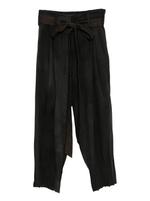 CHIAHUNG SU Yed pleated trousers Grey AW25MP28SCOBP
