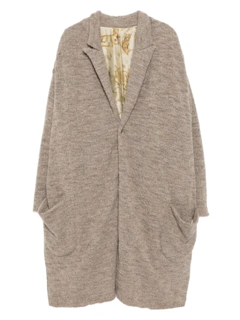 CHIAHUNG SU dyed wool coat Brown AW25MC10SHKW