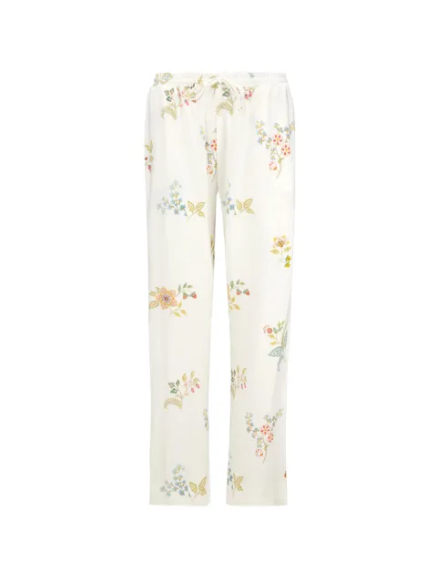 PIP STUDIO drawstring floral trousers White 51600430