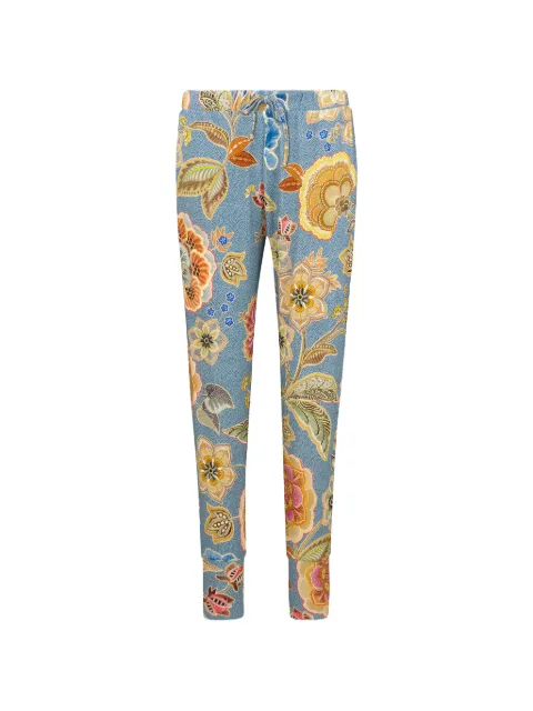 PIP STUDIO Bobien floral-print track pants Blue 51600478
