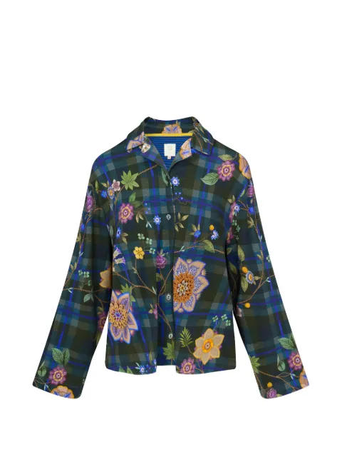 PIP STUDIO floral long-sleeve shirt Green 51508046