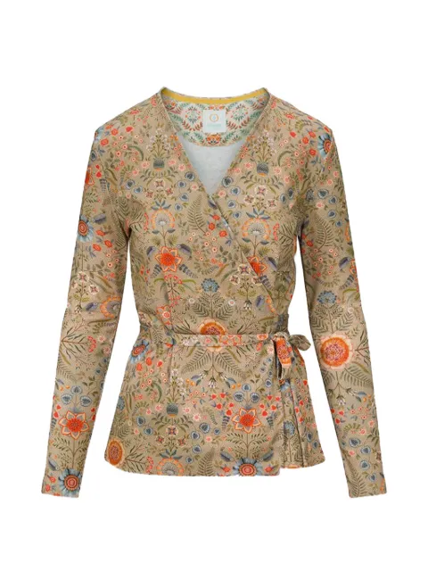 PIP STUDIO Teagan floral tie-fastening cardigan Neutrals 51515086