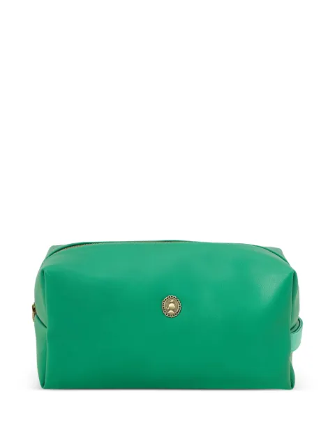 PIP STUDIO logo applique make up bag Green 51274245