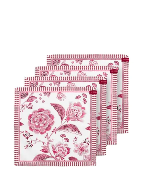 PIP STUDIO floral-print napkins (four-person setting) Red 51067039