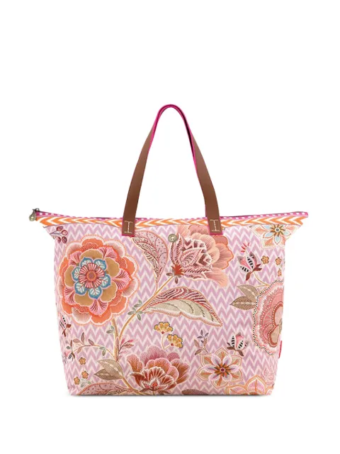 PIP STUDIO floral-print tote bag Pink 51275013