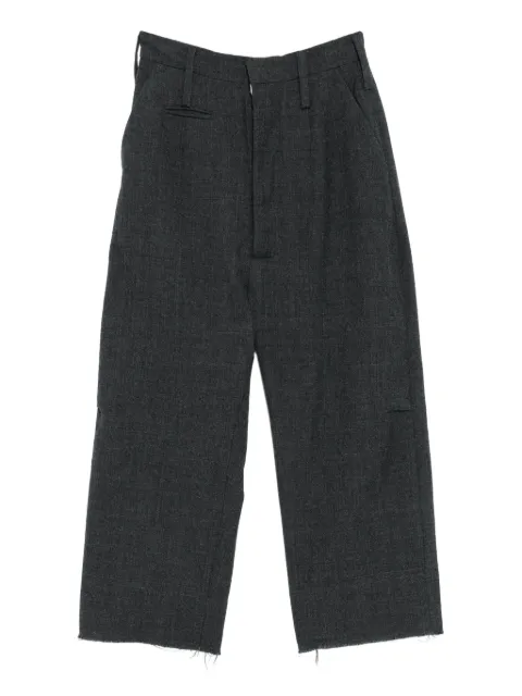 CHIAHUNG SU wool tapered trousers Grey AW25MP31SGAP