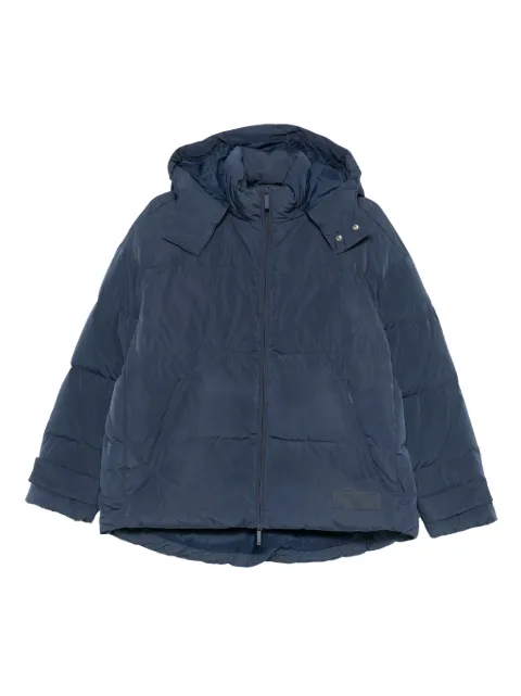 Emporio Armani padded hooded coat Blue EW001386AF14848UB092