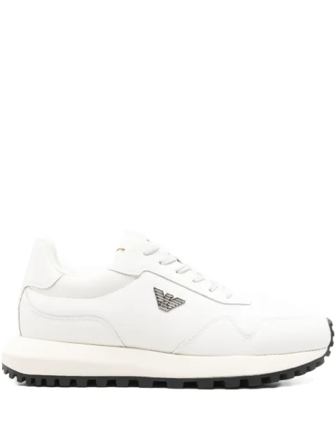 Emporio Armani logo-plaque sneakers White EM003738AF19532
