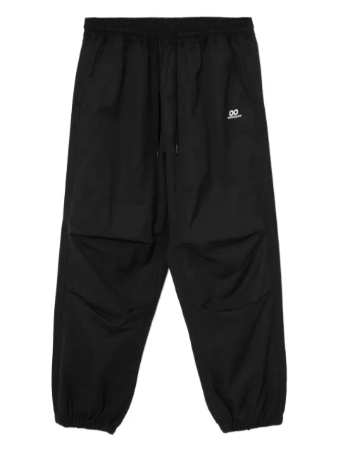 CHOCOOLATE logo-embroidered trousers Black B1XPTW00524X