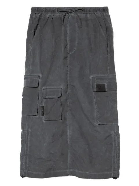 izzue logo-patch skirt Grey IZXSKW00439X