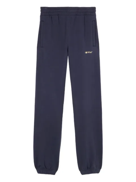 Off-White Ink logo-print track pants Blue OWCH006F25FLE0014C19